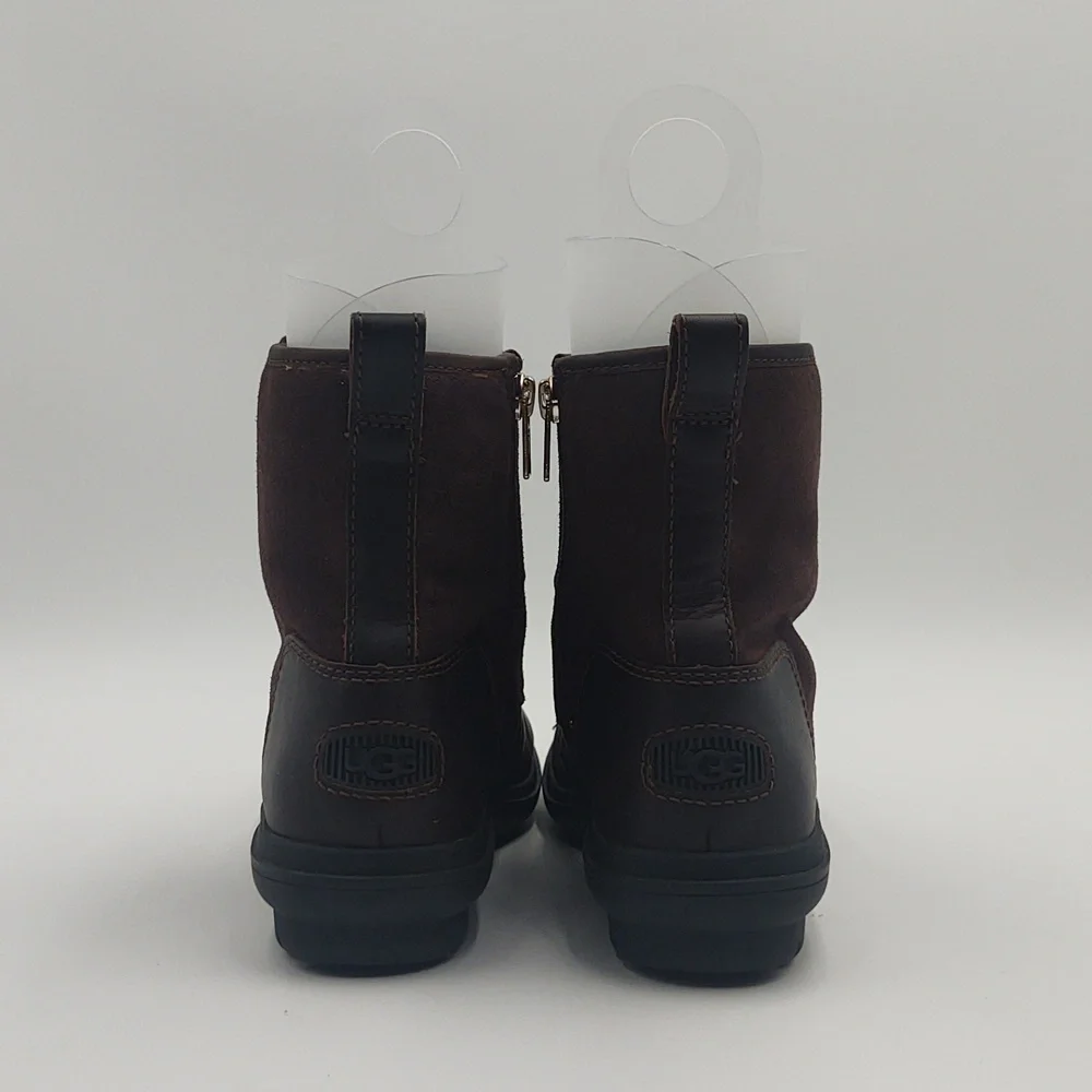 UGG Hapsburg Hiker Boots Brown Suede Leather 7.5 Hiking Gorpcore Après Ski